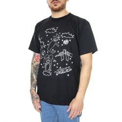 Obey-M' Obey Cat & Camel Classic Tee Black