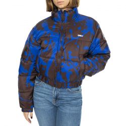 Obey-Obey Elixir Puffer Java Brown Multi - Giacca Donna Multicolore