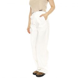 Obey-Obey Eugene Utility Pant Unbleached - Pantaloni Donna Bianchi