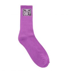 Obey-Obey Eyes Icon Socks - Calzini Viola