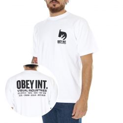 Obey-Obey Int. Visual Industries Heavy Weight Classic Box Tee White