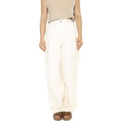 Obey-Obey Lily Carpenter Denim Unbleached - Pantaloni Denim Jeans Donna Beige