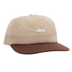 Obey-Obey Shade 6 Panel Snapback Khaki Multi - Cappellino con Visiera Multicolore