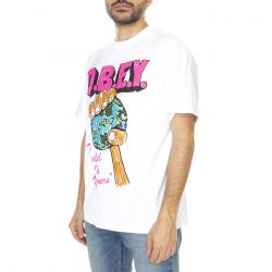 Obey-M' Obey The World Is Yours Heavy Weight Tee White