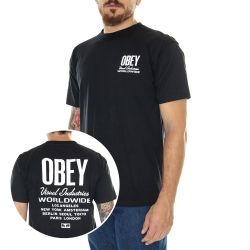 Obey-Obey Visual Ind. Worldwide Classic Tee Black