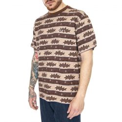 Obey-M' Snap Tee SS Sepia Multi 