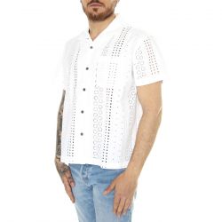Obey-Sunday Woven S/S White