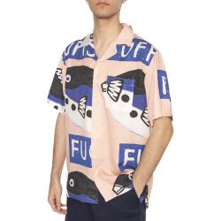 OLOW-Aloha Eugo Pink - Camicia Maniche Corte Uomo Multicolore