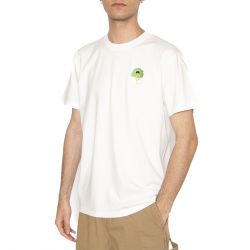 OLOW-Green Head Off White Tee - Maglietta Girocollo Uomo Bianca