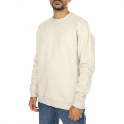 Only & Sons-Dan Life Reg Heavy Sweat Crew Silver Lining - Felpa Girocollo Uomo Beige
