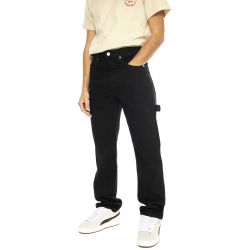 Only & Sons-Edge Straight Black Carp .0974 Tai Denim Black Denim - Pantaloni Denim Jeans Uomo Neri