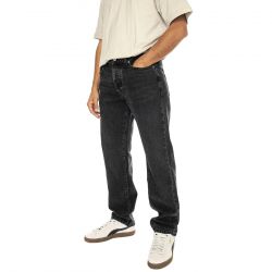 Only & Sons-Onsedge Straight Black Denim - Pantaloni Denim Jeans Uomo Neri-22026985-BLK