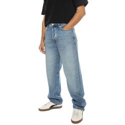 Only & Sons-Onsfade Loose Medium Blue Denim - Pantaloni Denim Jeans Uomo Blu-22026781-DNM