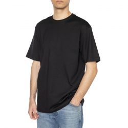 Only & Sons-Onsfred Life RLX SS Tee Noos Black - Maglietta Girocollo Uomo Nera
