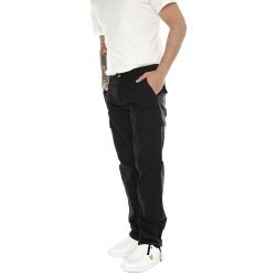 Only & Sons-Onsray Life 0020 Ribstop Cargo Noos Black - Pantaloni Uomo Neri