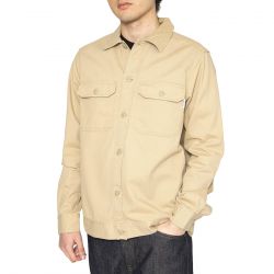 Only & Sons-Onssilvio LS Pocket Overshirt Twill - Camicia Uomo Beige-22022442