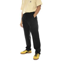 Only & Sons-Sinus Loose 0007 Cot Lin Pant Noos Black - Pantaloni Uomo Neri