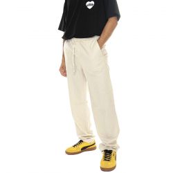 Only & Sons-Sinus Loose 0007 Cot Lin Pant Noos Silver Lining - Pantaloni Uomo Beige