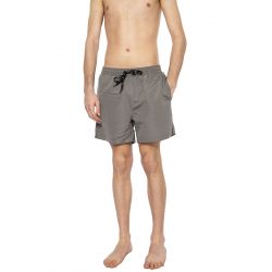 Only & Sons-Ted Life Short Swim Noos Castor Gray - Costume da Bagno Uomo Grigio