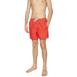 Only & Sons-Ted Life Short Swim NOOS Flame Scarlet - Costume da Bagno Uomo Rosso
