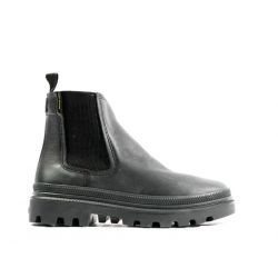 PALLADIUM-Pallatrooper Chelsea Black / Black - Scarpe Profilo Alto Donna Nere