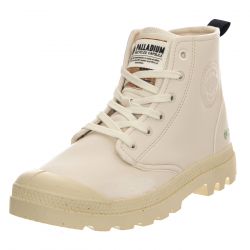 PALLADIUM-Pampa Hi Re-Vegan Lth Star White - Scarpe Donna Bianche