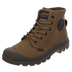 PALLADIUM-M' Pampa Hi Supply Leather Bone Brown Boots-PAS77963-230-M