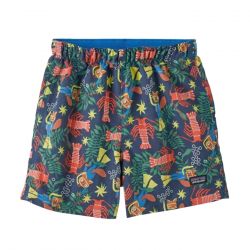 Patagonia-Baby Baggies Shorts DLBE - Costume da Bagno Bambini Multicolore
