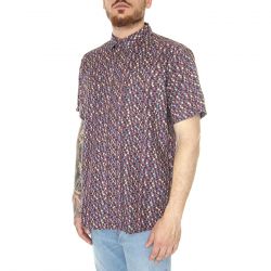 Patagonia-M's Back Step Shirt Intertwined Hands Evening Mauve