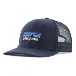 Patagonia-P-6 Logo LoPro Trucker Hat New Navy - Cappellino con Visiera Multicolore