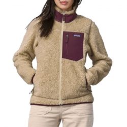 Patagonia-W's Classic Retro-X Jkt Belay Blue - Giacca Invernale Donna Beige