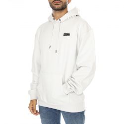 PENFIELD-Badge Hood Numbus Cloud - Felpa Uomo Bianca