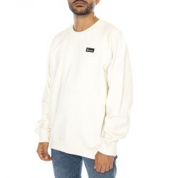 PENFIELD-Badge Sweatshirt Marshmallow - Felpa Uomo Bianca