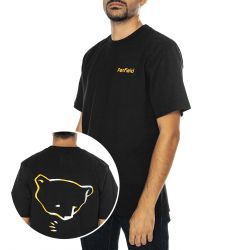 PENFIELD-Embroidered Back T-Shirt Black - Maglietta Girocollo Uomo Nera