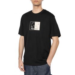 PENFIELD-Inverted Bear T-Shirt Black - Maglietta Girocollo Uomo Nera