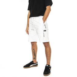 PENFIELD-Mattawa Cargo Shorts Nimbus Cloud - Bermuda Cargo Uomo Grigi