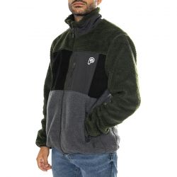 PENFIELD-P Bear Colour Block Borg Zip T Castelrock - Giacca Uomo Multicolore