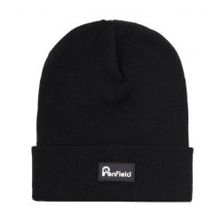 PENFIELD-Penfield Bear Reverse Badge Be Black - Cappellino a Cuffia Nero