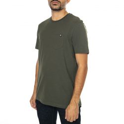 PENFIELD-Penfield Chest Pocket T-Shirt Forest Night - Maglietta Girocollo Uomo Verde
