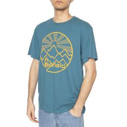PENFIELD-Penfield Circular Sun Mountain Dragonfly - Maglietta Girocollo Uomo Verde