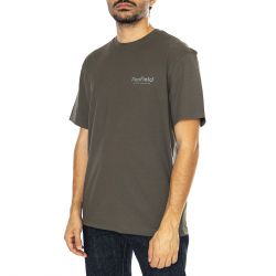 PENFIELD-Penfield Hudson Script T-Shirt Rorest Night - Maglietta Girocollo Uomo Verde
