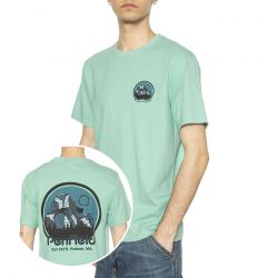 PENFIELD-Penfield Yosemite Circle Back Wasabi - Maglietta Girocollo Uomo Verde