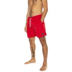 PENFIELD-Swim Shorts Haute Red - Costume da Bagno Uomo Rosso