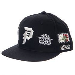 Primitive-Primitive Jackson Snapback Black - Cappellino con Visiera Nero-PA424H09-BLK