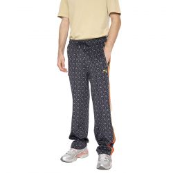 Puma-Road To Unity AOP Relaxed Straight Track Pants DK op New Navy - Pantaloni Uomo Multicolore