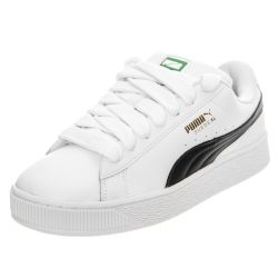Puma-Suede XL Lth White - Scarpe Stringate Profilo Basso Uomo Bianche