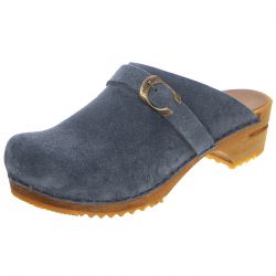 SANITA-W' Wood-Hedi Open Dove Blue Sandals