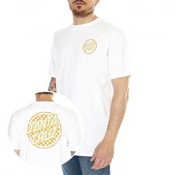 Santa Cruz-Breaker Check Opus Dot White T-Shirt