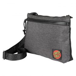 Santa Cruz-Classic Label O/S Black - Borsello Grigio