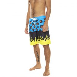 Santa Cruz-Delfino Devil Mask Blue - Costume da Bagno Uomo Multicolore